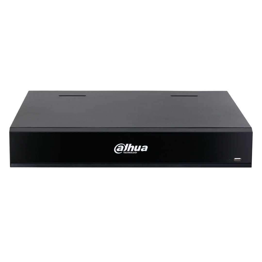 Grabador de video en red NVR Dahua negro para sistema de videovigilancia 4K