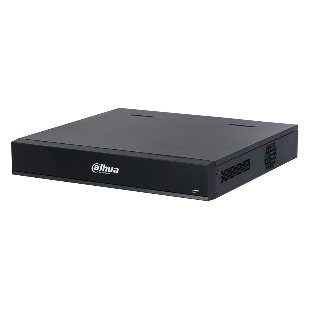 Grabador de video en red Dahua negro, NVR para seguridad electrónica y videovigilancia 4K