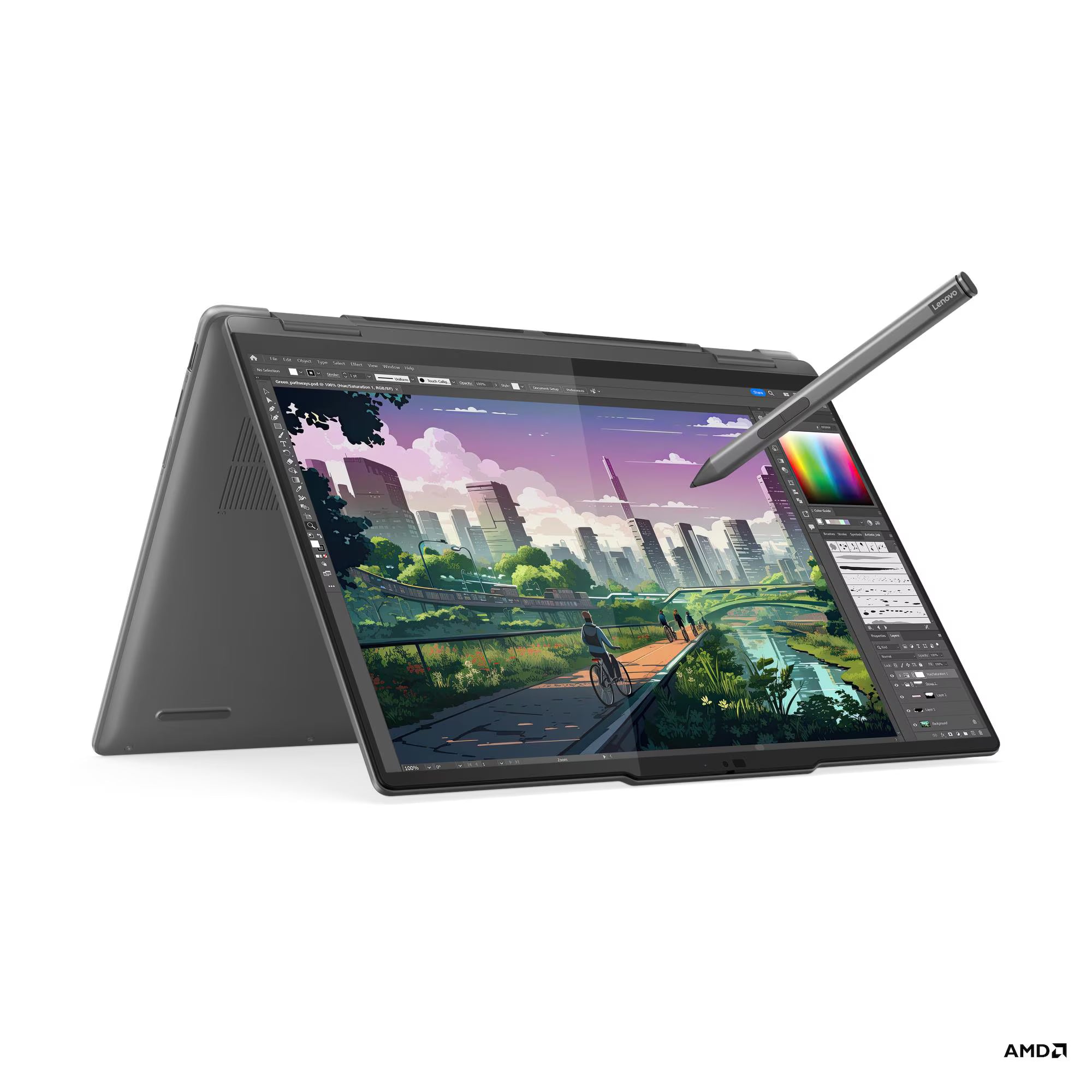 LENOVO Yoga 7 2-in-1 14AHP9 Laptop 14" WUXGA OLED AMD Ryzen 7 8840HS 5.1GHz 16GB DDR5 1TB SSD 83DK009HLM