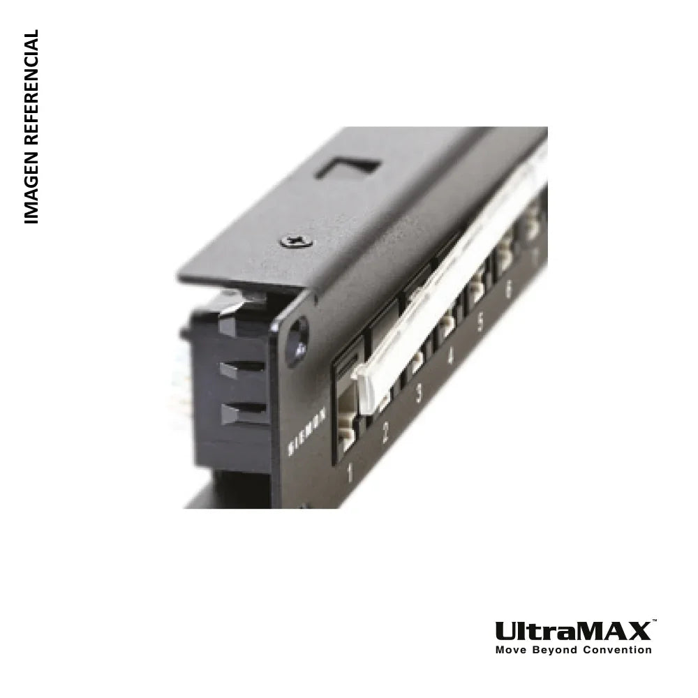 SIEMON Z-PNL-PS Porta Etiquetas, de Patch Panel, Z-MAX/UltraMAX, (Pk x 25 tubos,6 puertos)