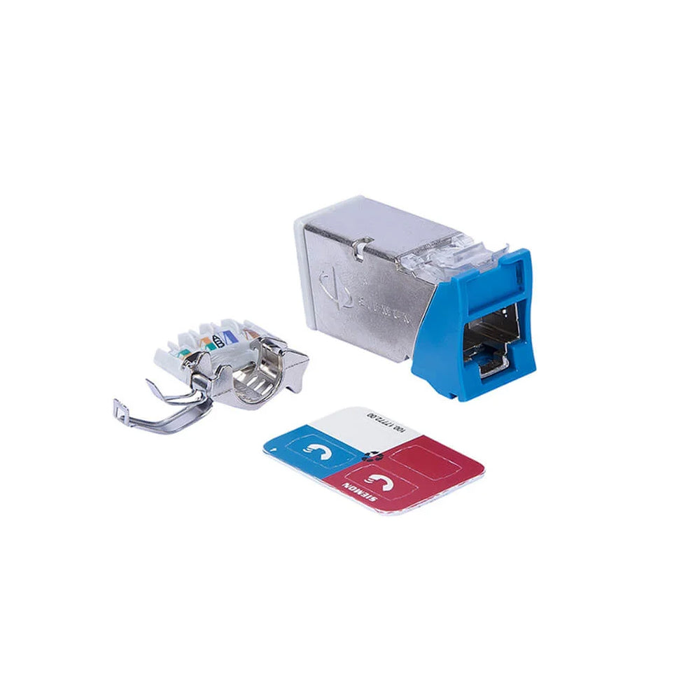SIEMON Z6A-45-S06B Jack RJ45 Cat6A Apantallado Z-MAX color azul