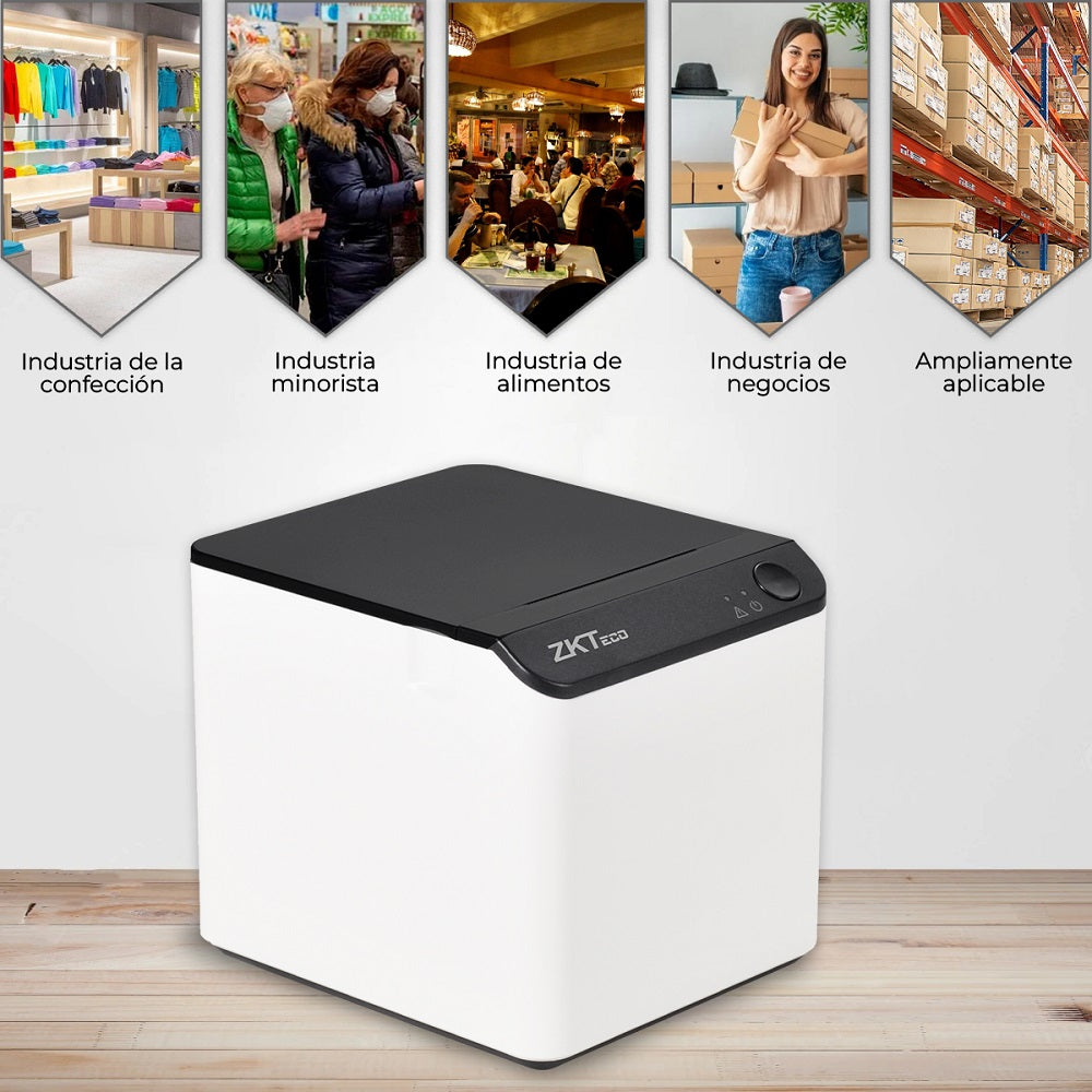 ZKTECO ZKP5803-BT Ticketera Impresora Térmica para Sistema de Facturación USB BT