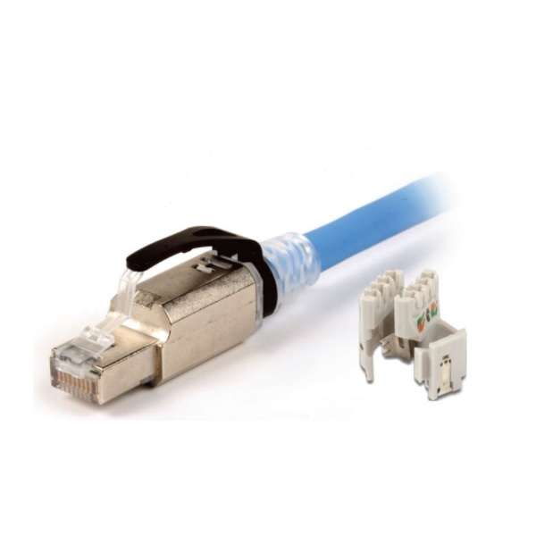 SIEMON ZP1-6AS-01B Conector CAT6A, Blindado, MPTL 22-26 AWG.