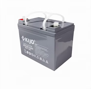 KIJO JDG-12-33AH Batería 12V-33AH AGM-GEL para UPS y Paneles Solares 21x13x16.7cm