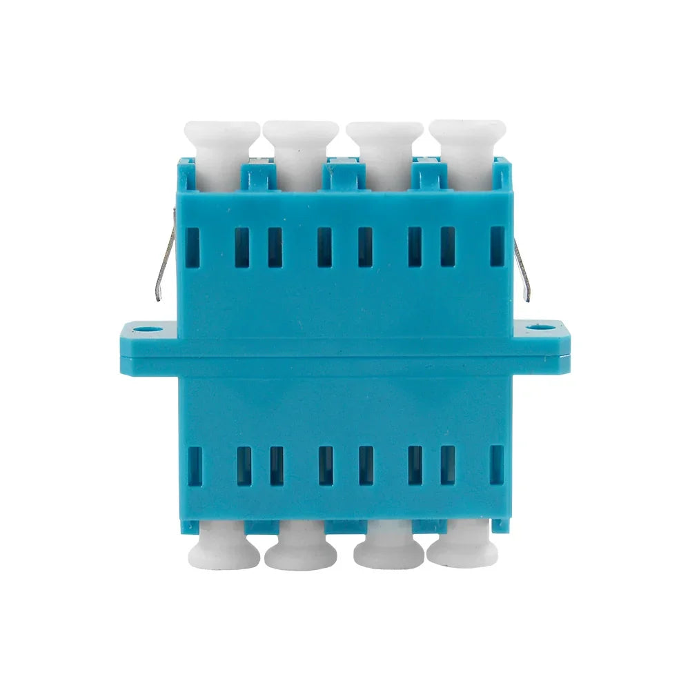 OPFIBRA ADLCU-QD-SM Acoplador de Fibra Óptica LC Quad Monomodo azul