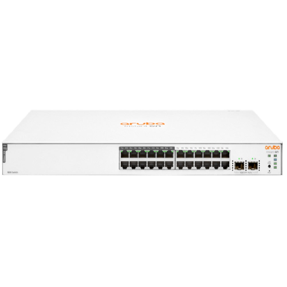 HPE ARUBA 1830 Switch Instant On 24 puertos Giga PoE 2SFP 195w JL813A