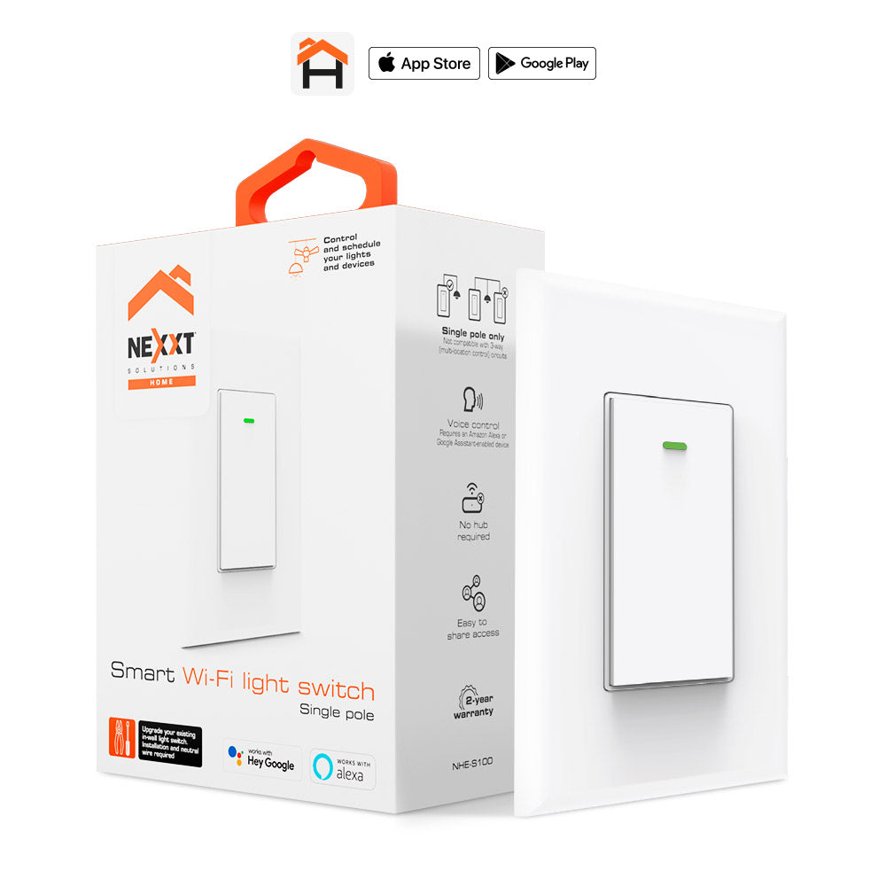 NEXXT SOLUTIONS NHE-S100 Interruptor Inteligente Monopolar WiFi