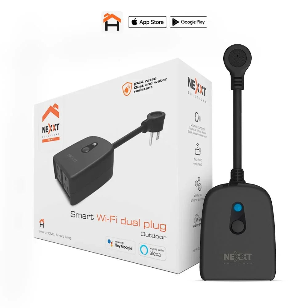 NEXXT SOLUTIONS NHP-O610 Enchufe Inteligente con Conexión Dual Wifi Exterior