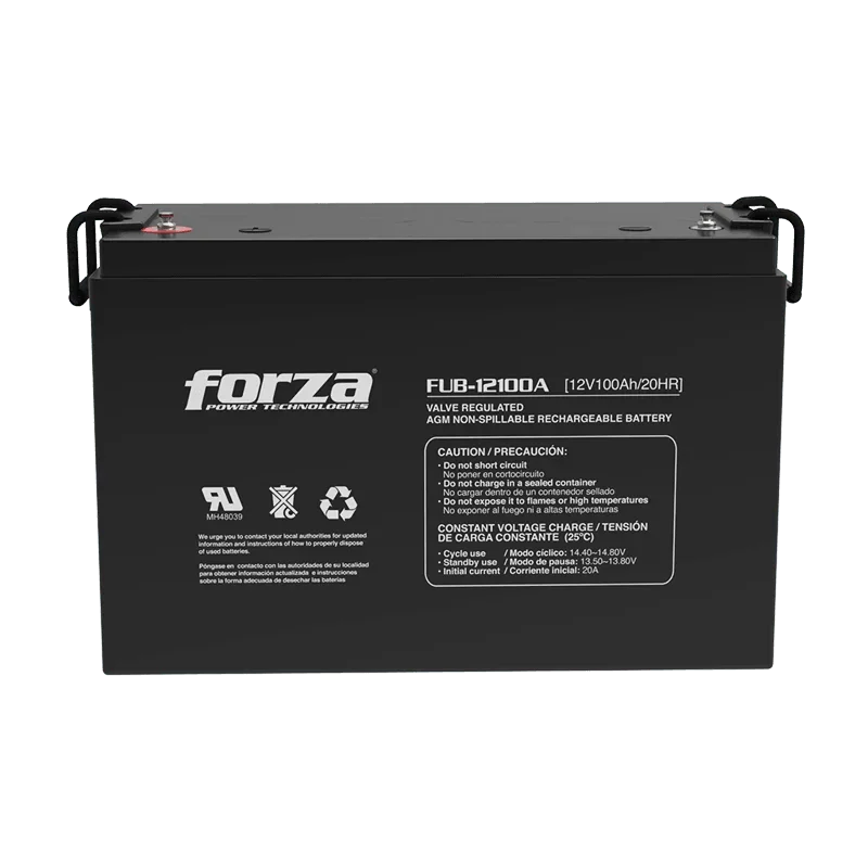 Bateria de UPS 12v 10amp FORZA FUB-12100G en gel - ARTEUS