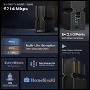 TP-LINK ARCHER BE550 Router WiFi7 BE9300 triple banda