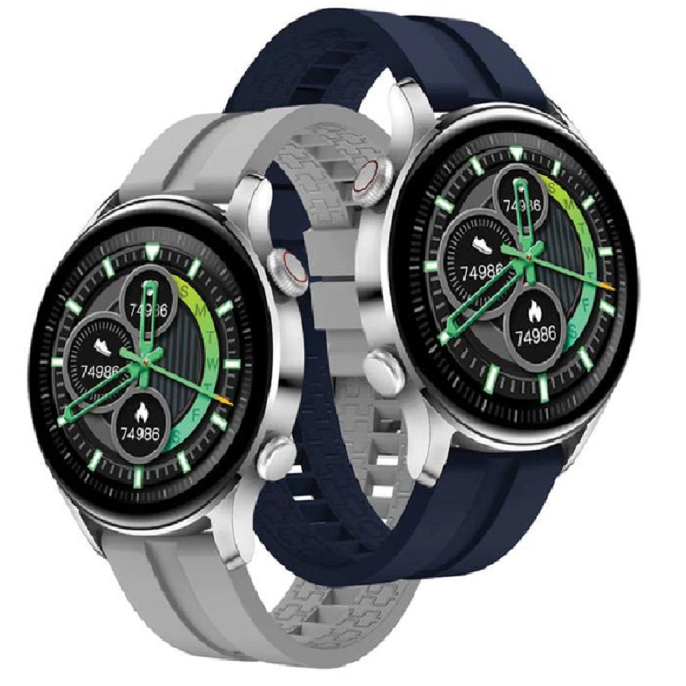 ARGOMTECH RELOJ SMART SKEIWATCH C60 SILVER SL 2 CORREAS