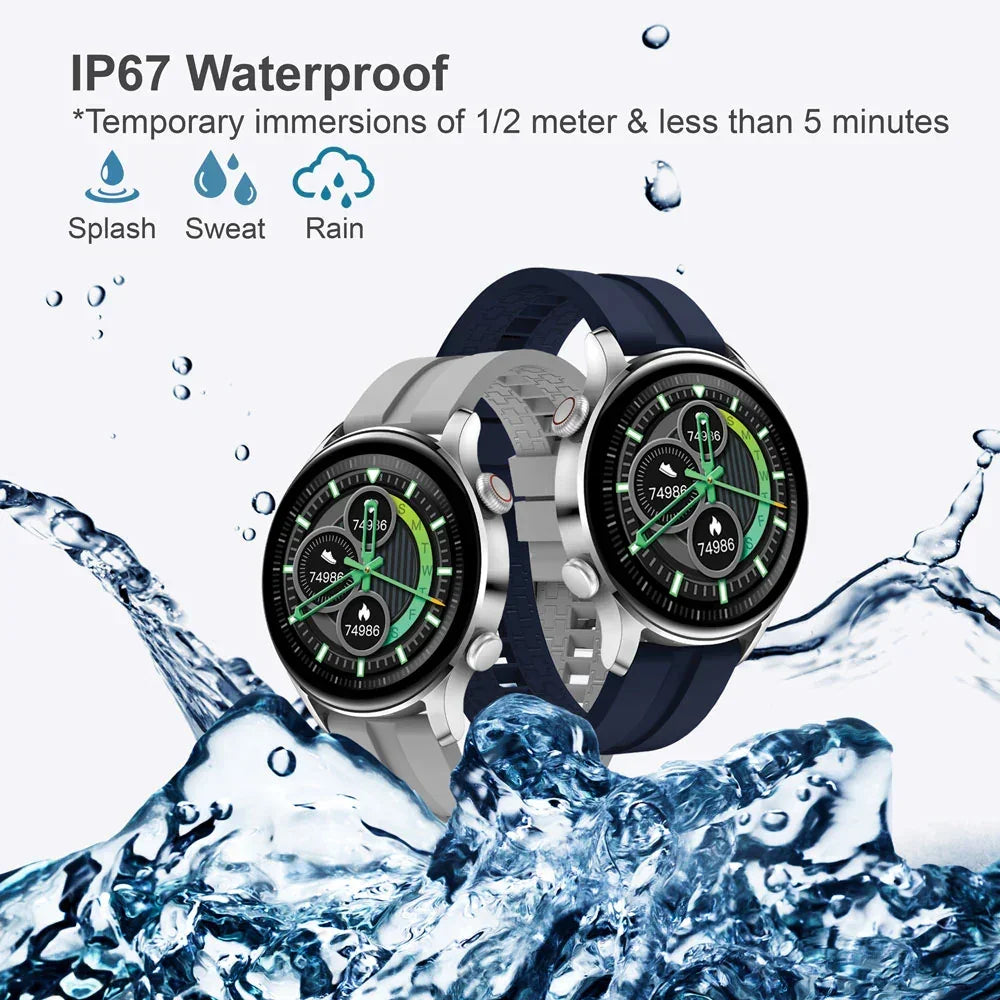 ARGOMTECH RELOJ SMART SKEIWATCH C60 SILVER SL 2 CORREAS