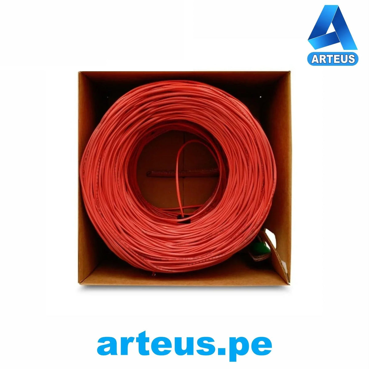 Cable FPL/P/R calibre 2x18 LSZH CONDENERG 600210R/B cable flexible blindado para deteccion de incendio color rojo x 305m 300v/500 FIRECOM Z1OZ1 - ARTEUS