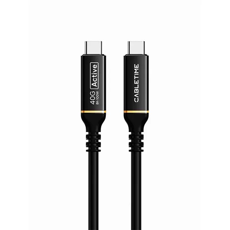 CABLETIME CU43N Cable USB-C 100W 8K USB4 3m CT-AUSB4-AB3