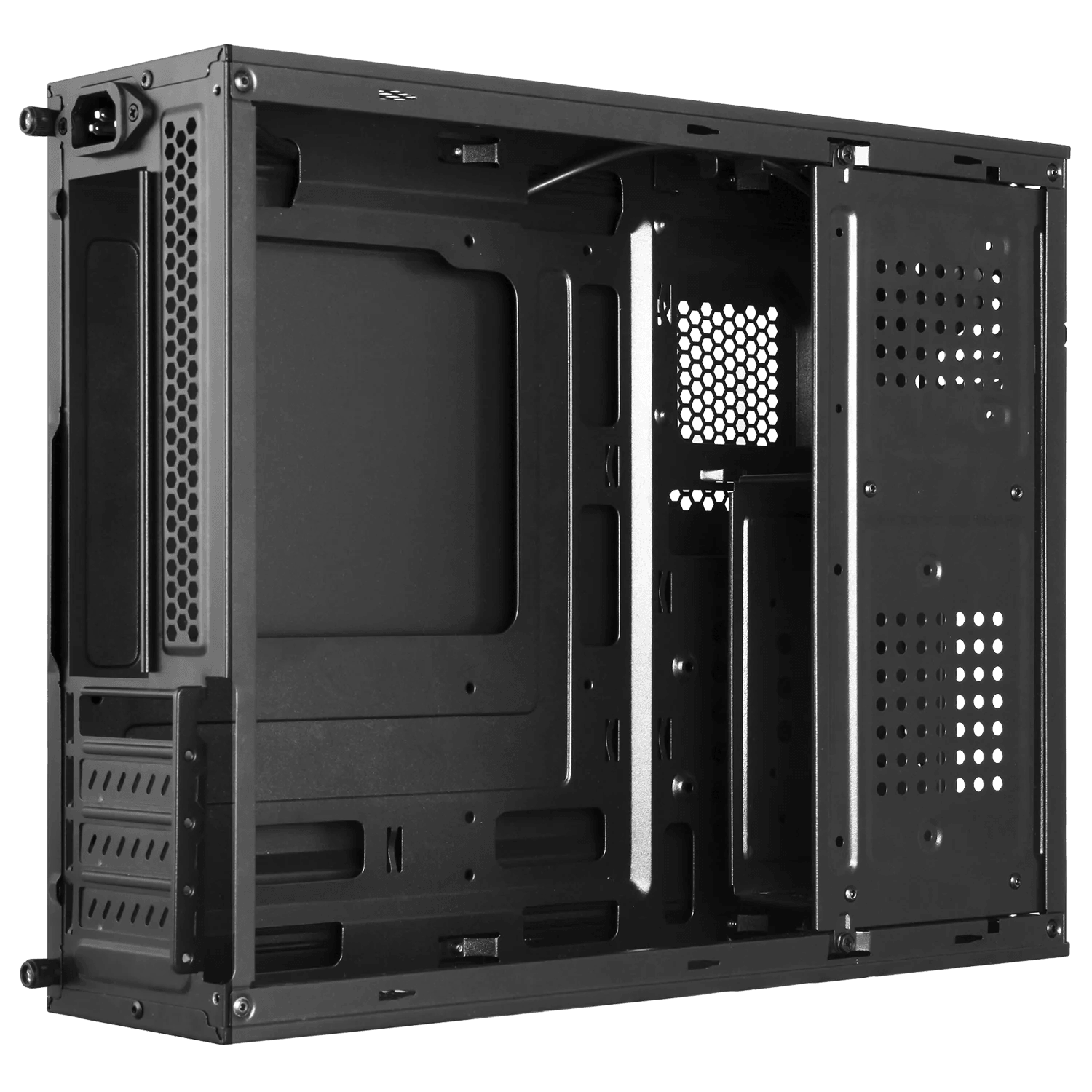Case SLIM para computadora MICRO ATX, con fuente de 300W, ANTRYX XS-100, Xtreme series, Negro - ARTEUS
