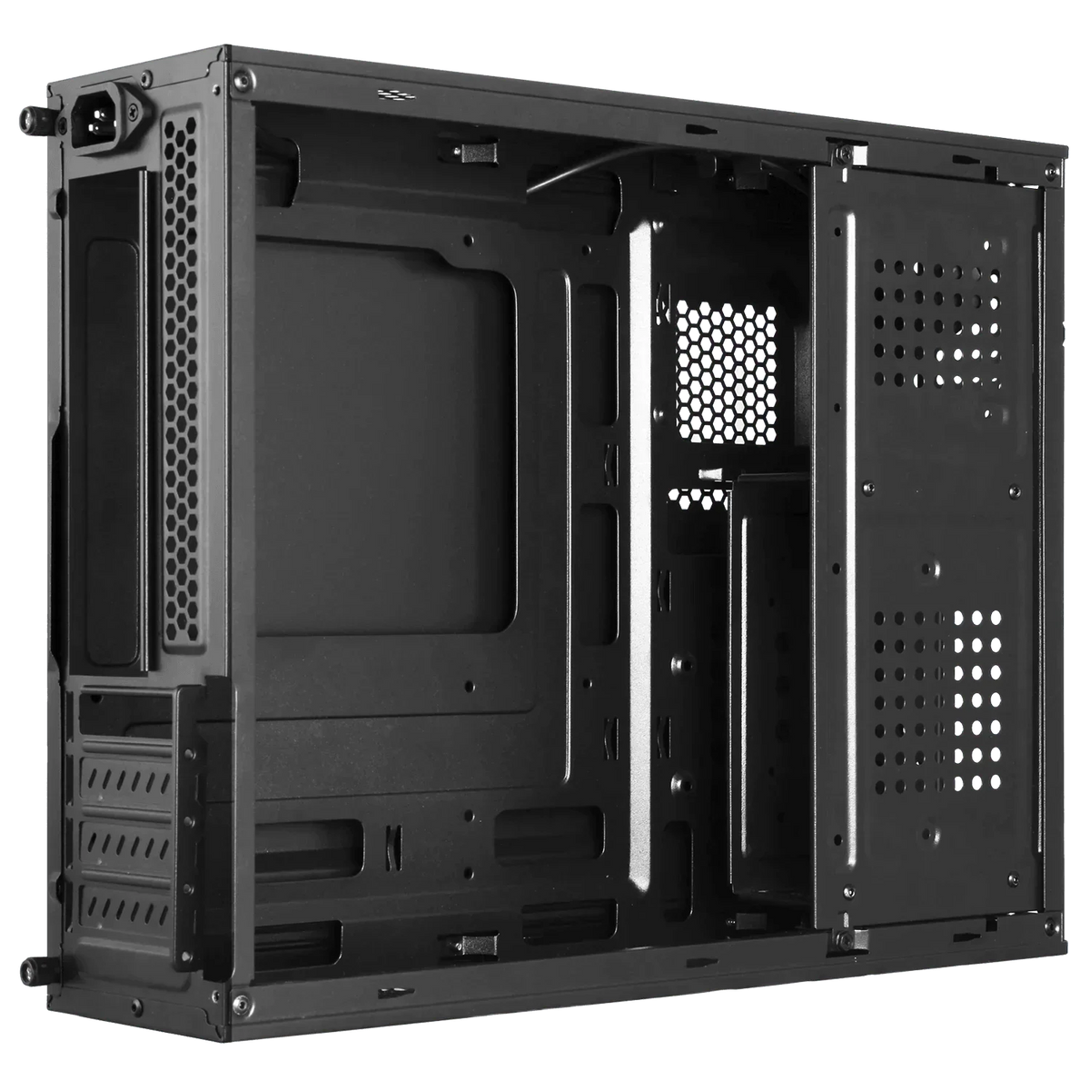 Case SLIM para computadora MICRO ATX, con fuente de 300W, ANTRYX XS-100, Xtreme series, Negro - ARTEUS