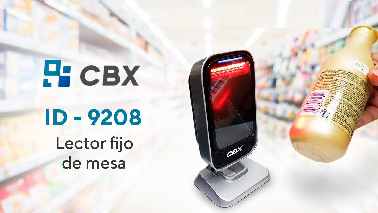 CBX ID-9208, Lector de Código de Barra Omnidireccional 2D USB