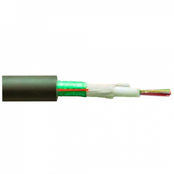 OPTRAL CFODST1024G652D Cable de Fibra Optica 24 Hilos Monomodo Armada LSZH Antiroedor - 100 Metros