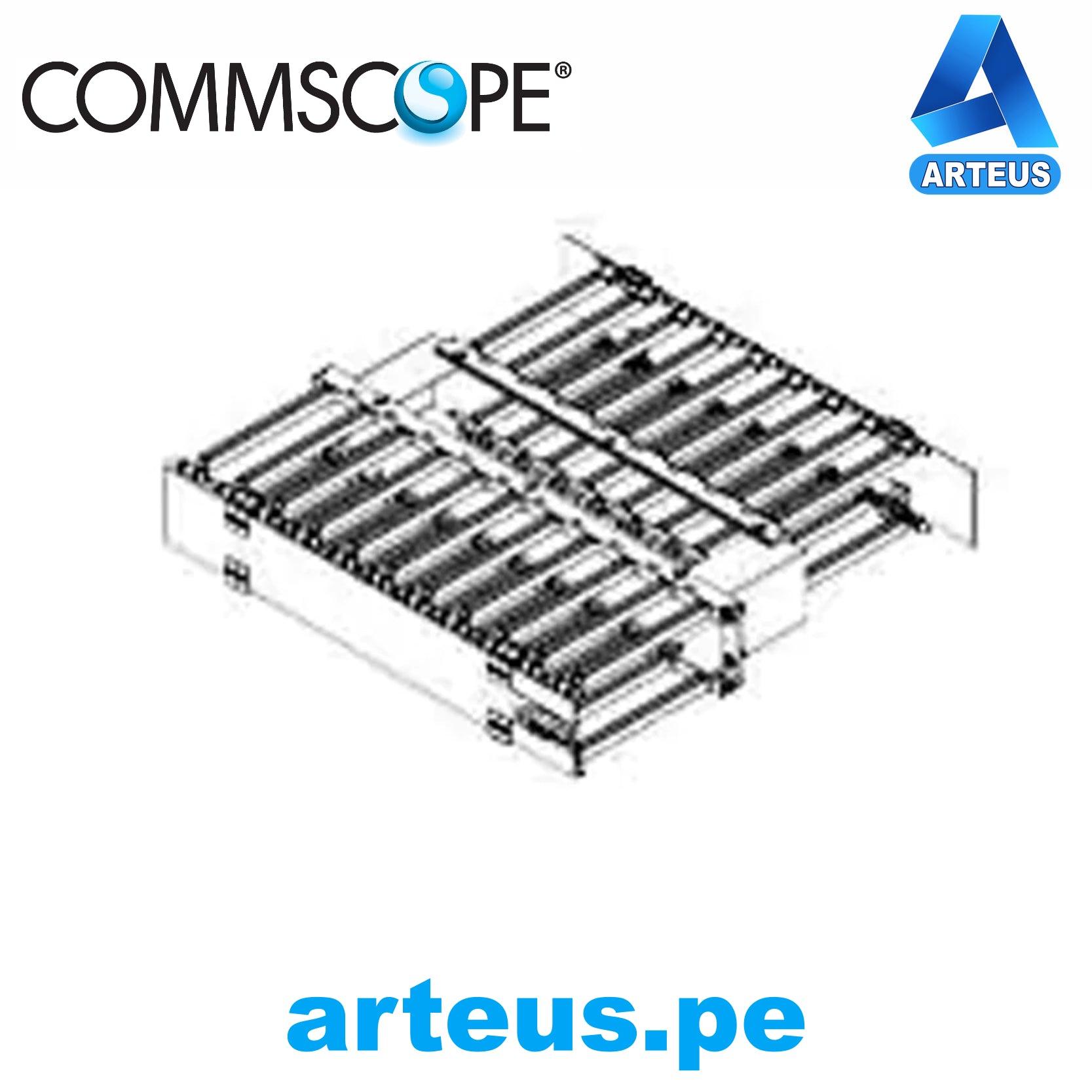 COMMSCOPE 1933567-1, Ordenador horizontal de cables 2 ru - ARTEUS