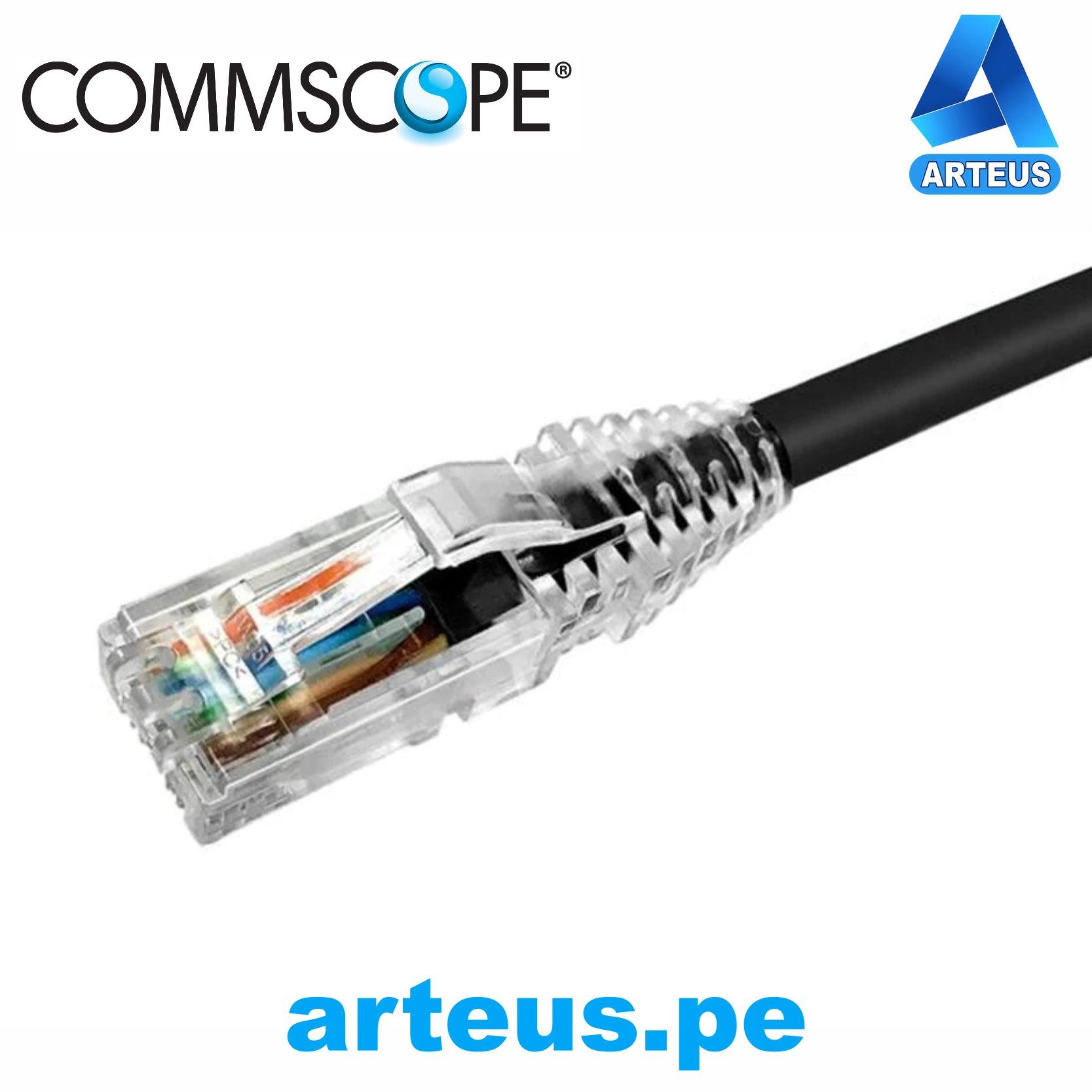 COMMSCOPE NPC6ASZDB-BK002M, Cable patch cord cat.6a s/ftp | 2mtrs| lszh | negro - ARTEUS