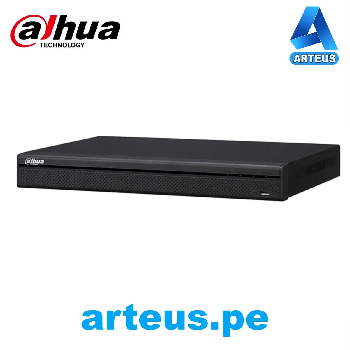 Grabador XVR Dahua de 16 canales, color negro, para sistema de videovigilancia CCTV IP