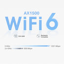 TP-LINK DECO X10, pacote com 1 unidade, sistema Wi-Fi 6 MESH para toda a casa, AX1500. IA de banda dupla. Pacote x1