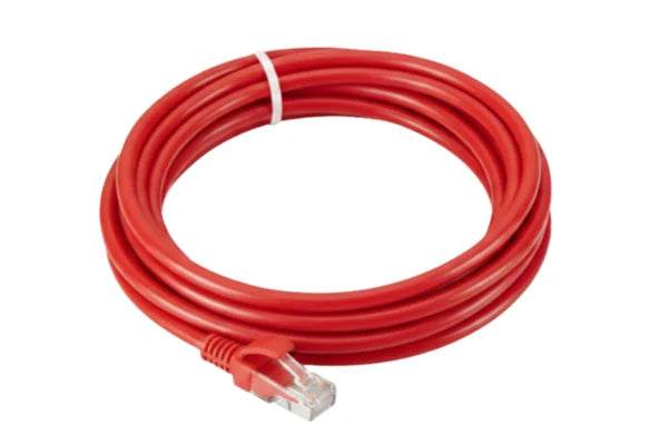 DIXON URT4EF4N#03M4B2 Patch cord Cat 5e, LSZH, 24AWG, rojo, 3m