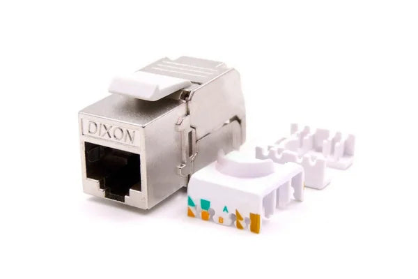 DIXON 6AKJ18F Jack RJ45 Cat 6A metálico de poncheo