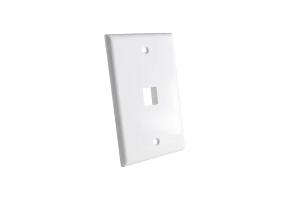 DIXON JE3001WH Faceplate placa frontal simple 1 Puerto blanco