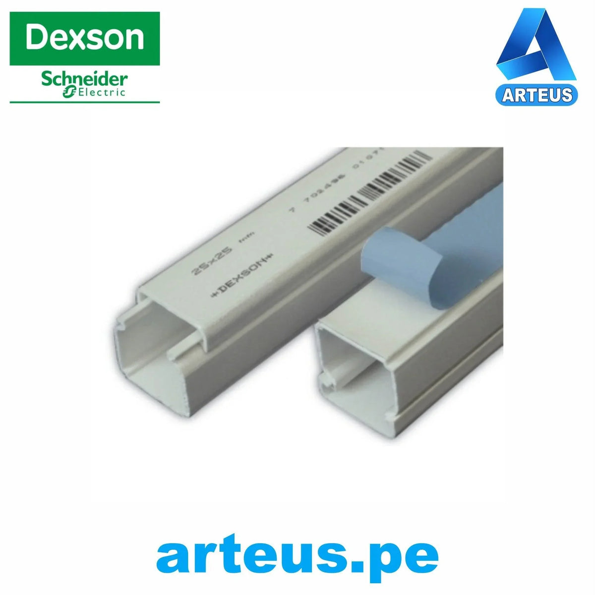 DEXSON DXN10081 - Canaleta Blanca 25x25 S- Adhesivo - ARTEUS