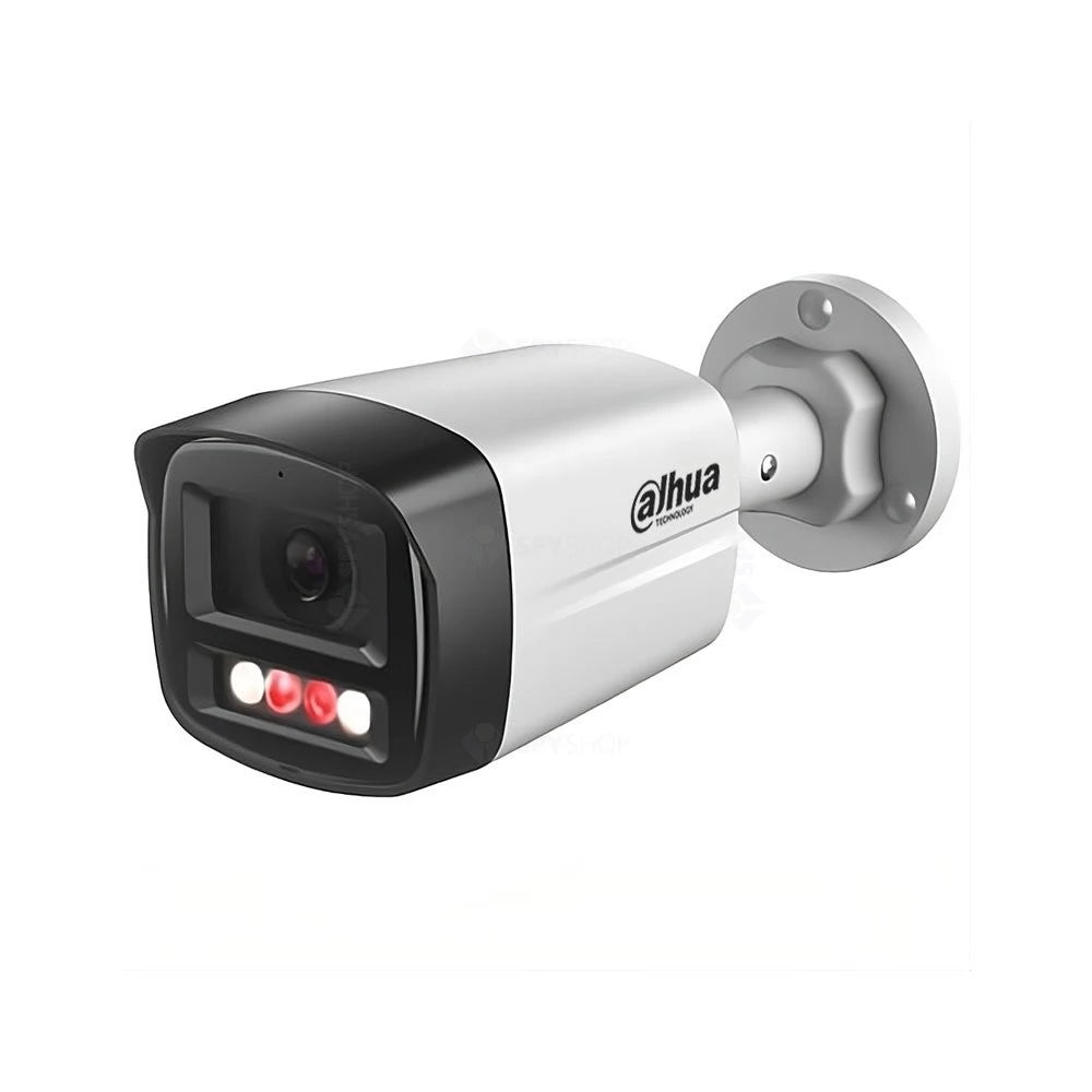 DAHUA DH-IPC-HFW1239TL1-A-IL Cámara de Seguridad IP POE 2MP Full HD 2.8mm IP67 Micrófono IR/Led 30m
