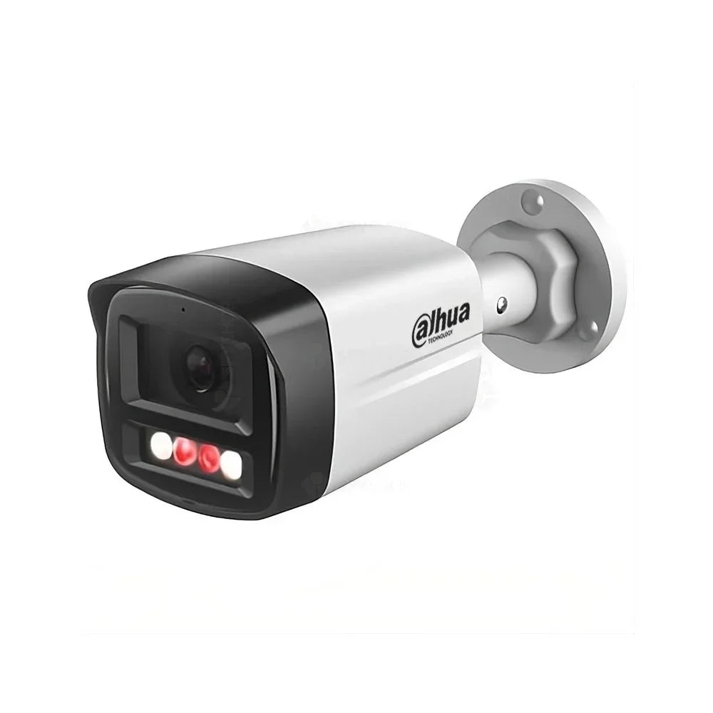 DAHUA DH-IPC-HFW1239TL1-A-IL Cámara de Seguridad IP POE 2MP Full HD 2.8mm IP67 Micrófono IR/Led 30m