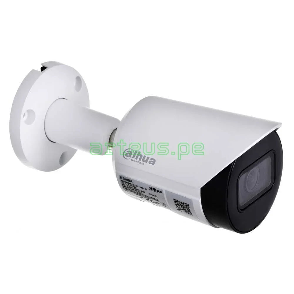 DAHUA DH-IPC-HFW2441S-S Cámara de Vigilancia IP POE, 4MP, 2K, 2.8mm, WDR, IP67. Micrófono. IR 30m. WIZSENSE