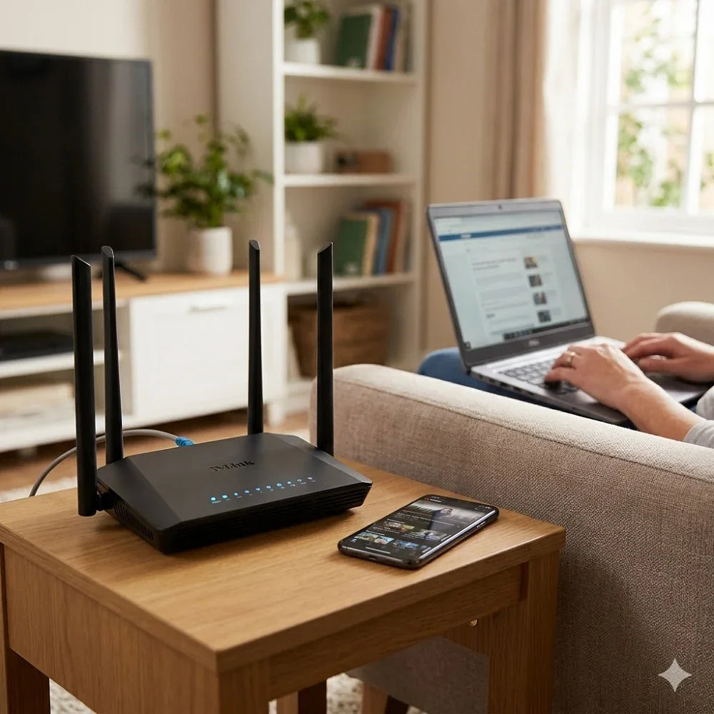 D-LINK DIR-825M Router Mesh Inalambrico Gigabit AC1200 Doble Banda
