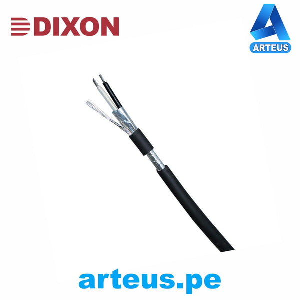 DIXON 8010 LSZH, Cable multiconductor de audio, control e instrumentación 2 conductoresx18 awg negro - lszh-305m - ARTEUS
