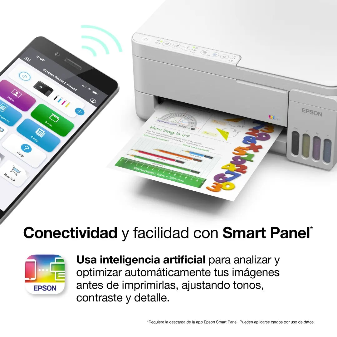 EPSON C11CL62303 EcoTank L3352 Impresora Multifuncional WIFI de tinta continua a color
