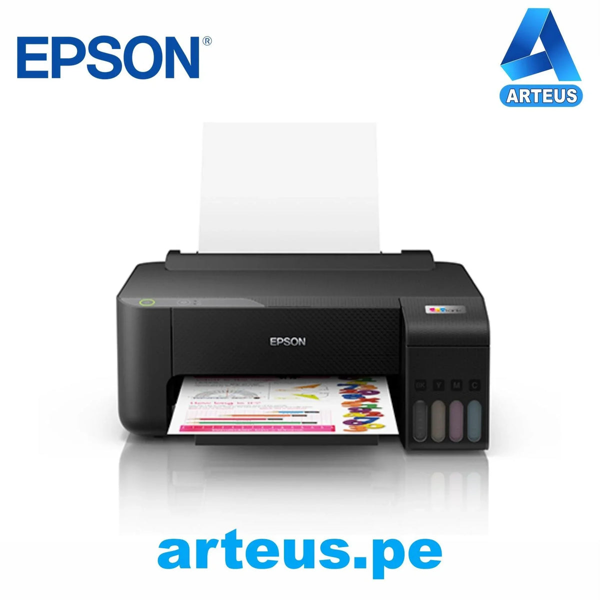 EPSON L1210 - IMPRESORA DE TINTA CONTINUA L1210, USB DE ALTA VELOCIDAD (COMPATIBLE CON USB 2.0) - ARTEUS