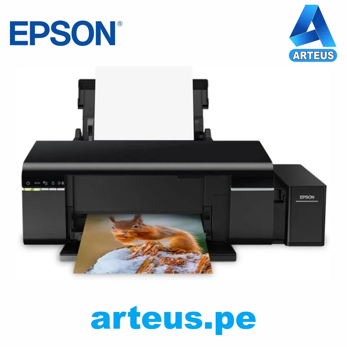 EPSON L805 - IMPRESORA DE TINTA CONTINUA L805, 38PPM / 37PPM, 5760X1440 DPI, USB 2.0/ WIFI - ARTEUS