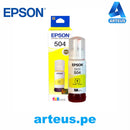 EPSON T504420-AL - Botella de tinta color amarillo contenido 70ml. - ARTEUS