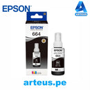 EPSON T664120-AL - TINTA EPSON L200 NEGRO - ARTEUS