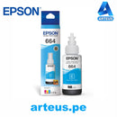 EPSON T664220-AL - TINTA EPSON L200 CYAN - ARTEUS