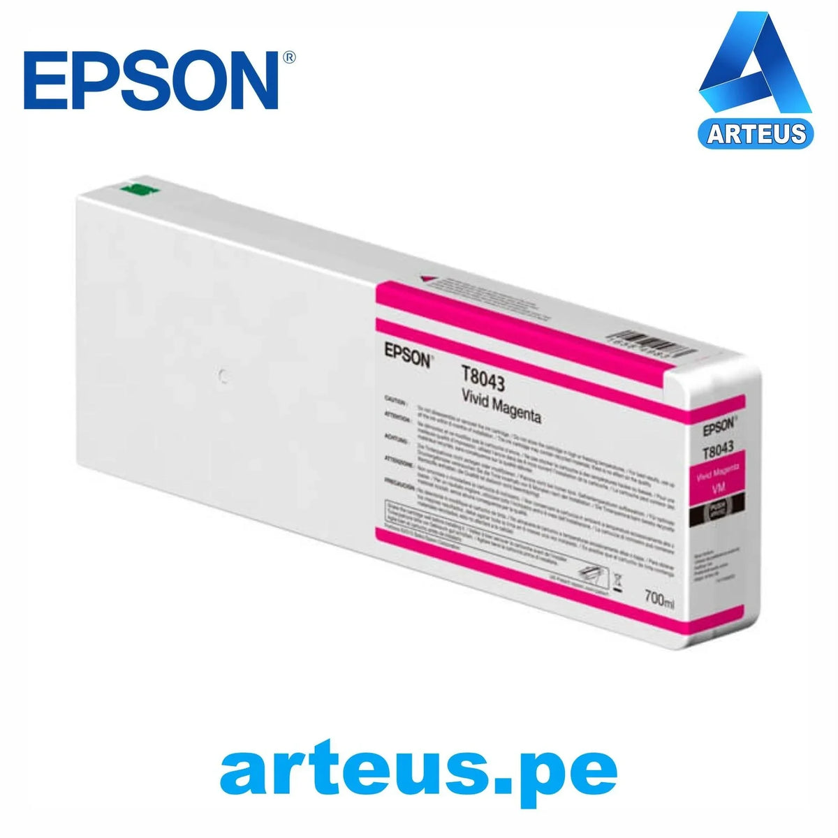 EPSON T804300 - CARTUCHO DE TINTA MAGENTA 804 - ARTEUS