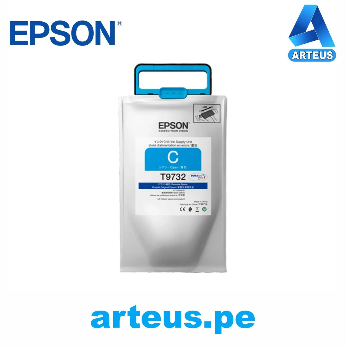 EPSON T973220 - Bolsa de tinta EPSON DURABrite Pro color cyan. - ARTEUS