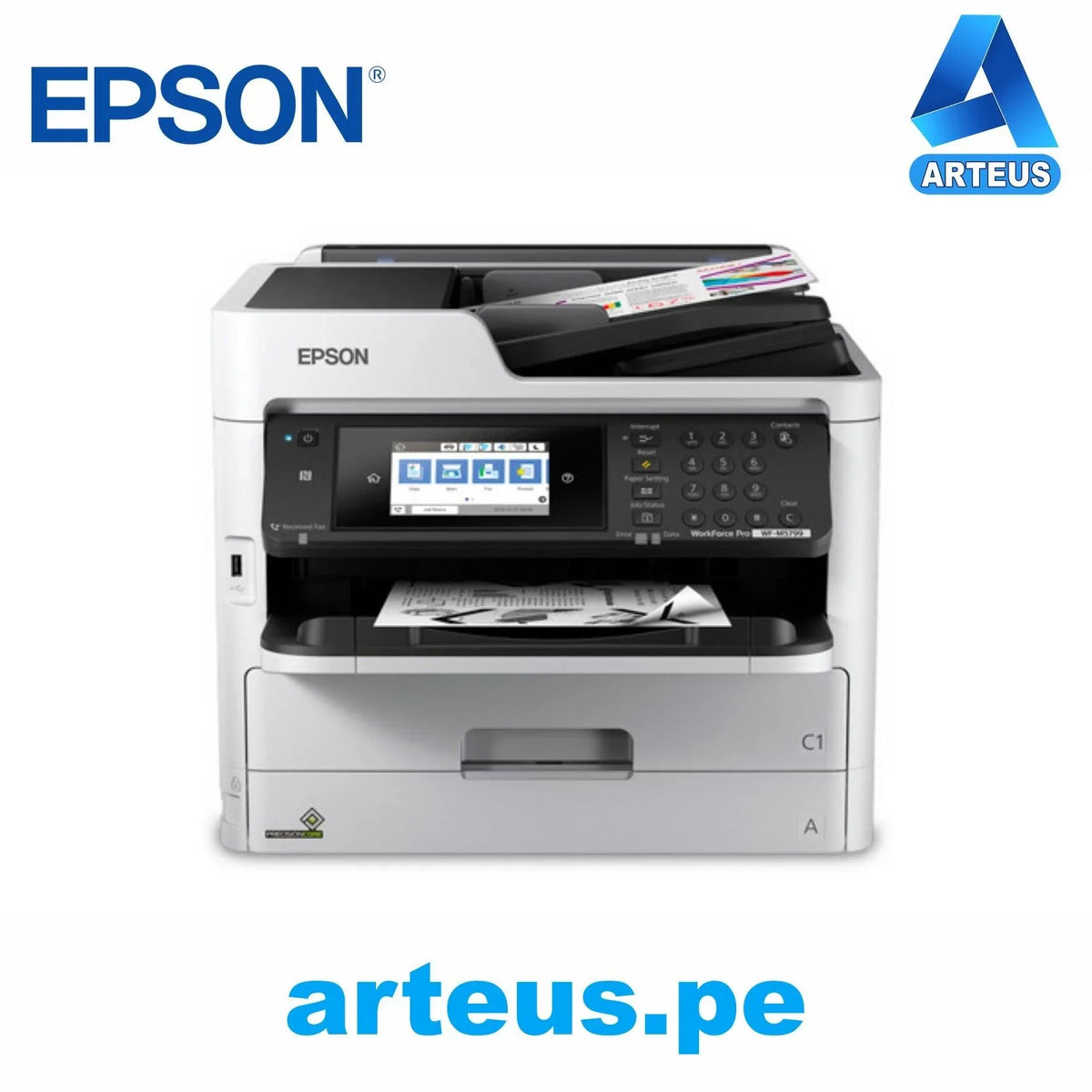 EPSON WF-M5799 - MULTIFUNCIONAL DE TINTA WORKFORCE PRO WF-M5799, IMPRIME/ESCANEA/COPIA/FAX, WIFI. - ARTEUS