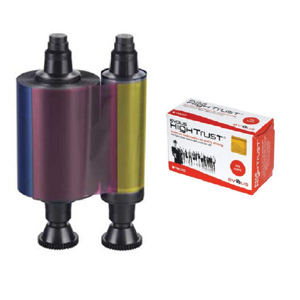 EVOLIS R3011 Ribbon Cinta color YMCKO 200 impresiones
