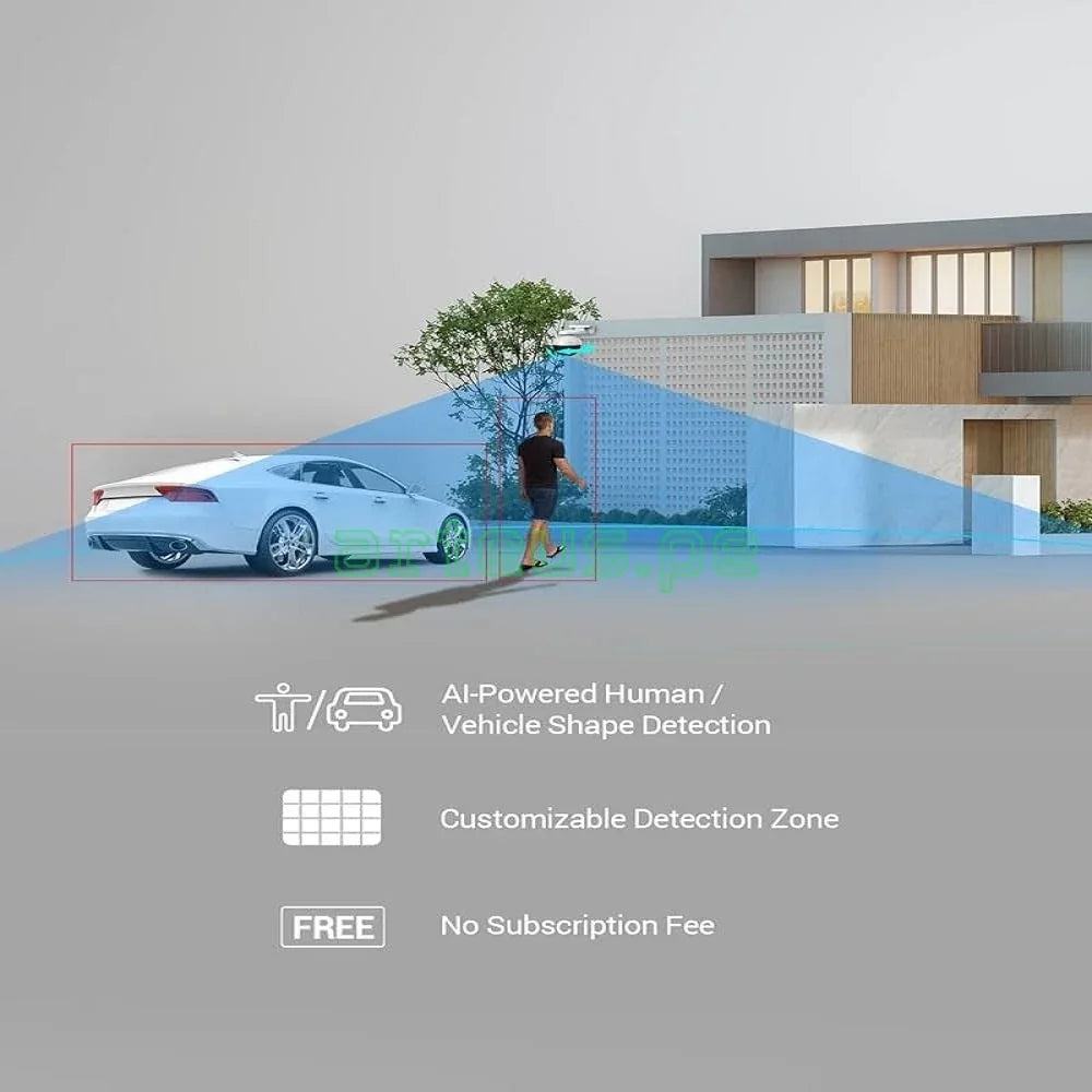 EZVIZ H8 3K Cámara de Seguridad WIFI 5MP PT 360