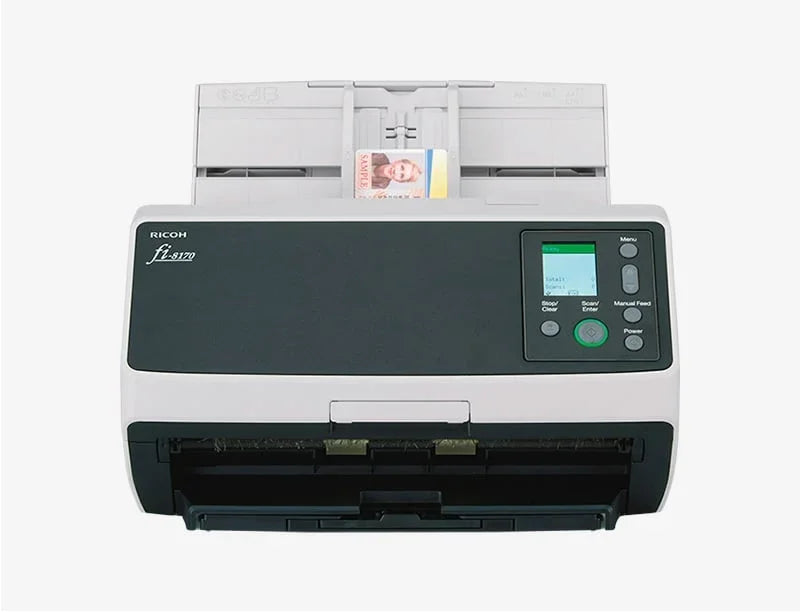 RICOH FI-8170 Escáner Compacto A4 70ppm 140ipm ADF USB 3.2 y Ethernet