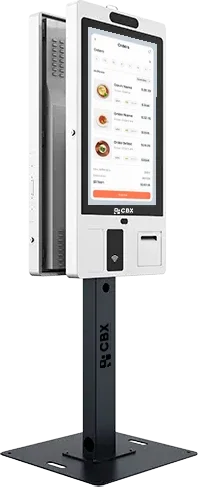 CBX KPOS-S32 Kiosco Autoservicio Pantalla Tactil 32" Escaner 2D Impresora Termica