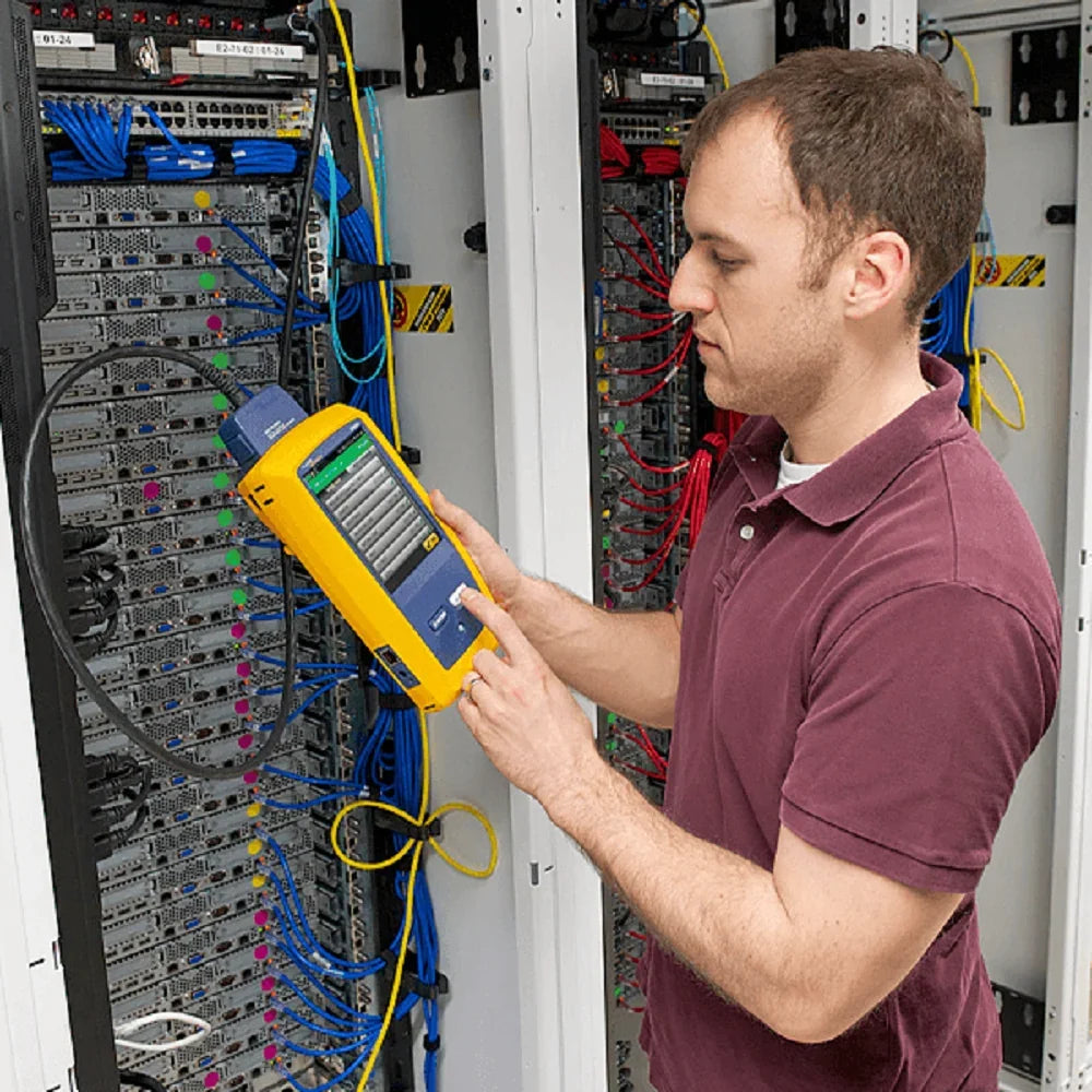 FLUKE DSX2-8000 INT, Certificador de cableado estructurado. Para cables de cobre hasta Categoría 8. WIFI integrado.