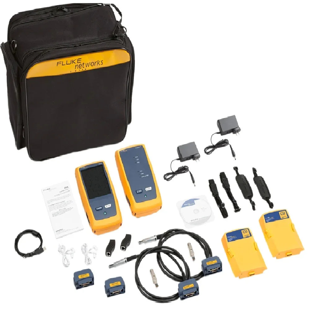 FLUKE DSX2-8000 INT, Certificador de cableado estructurado. Para cables de cobre hasta Categoría 8. WIFI integrado.